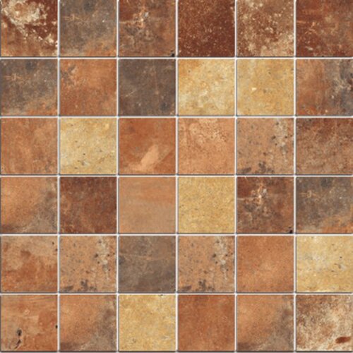 MAT MOSAICO 5X5 ROSSO