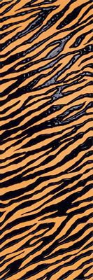 ZEBRA ORANGE ANIMALIER 11.9X72