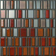 LE MURRINE DECORO MEDIUM METAL AMBER 30X30