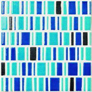 LE MURRINE DECORO LOW METAL TURQUOISE 30X30
