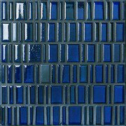 LE MURRINE DECORO LOW METAL BLUE SU RETE 30X30