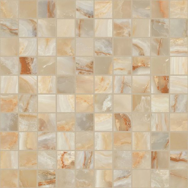 ONYX&MORE GOLDEN ONYX GLOSSY MOSAICO 3X3