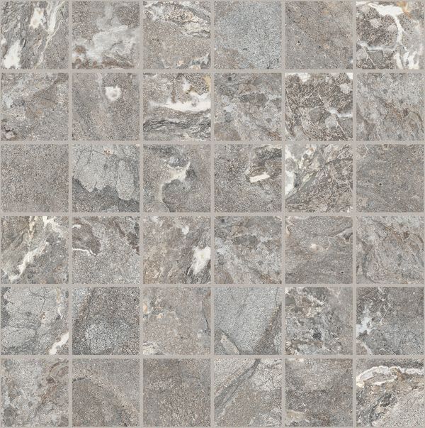 ONYX&MORE SILVER PORPHYRY STR MOS.5X5