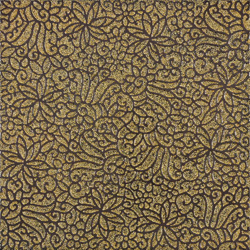 49X49 GOLD GLITTERY