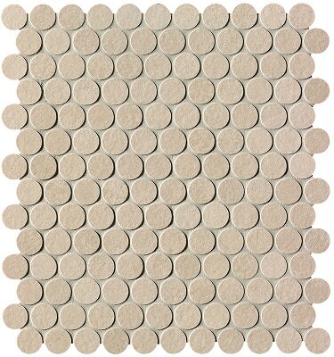 SUMMER SABBIA GRES ROUND MOSAICO