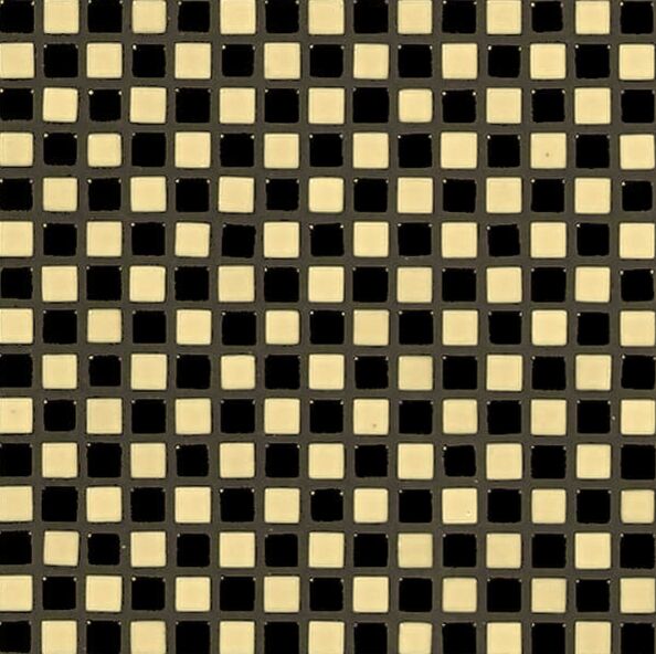 DAMA NERA панно 12*12, стеклянная мозаика