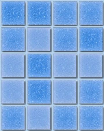 SKY BLUE, стеклянная мозаика
