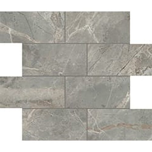 ETOILE GRIS GLOSSY 6MM MUR 7,5X15