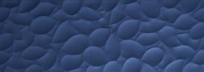 GENESIS LEAF DEEP BLUE MATT 35X100