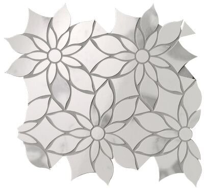 ROMA GOLD CARRARA SUPERIORE DAISY MOSAICO