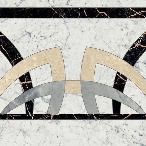 C.E. Carrara Rosone Fascia Lux 60x60/Шарм Экстра Каррара Розон Фашиа Люкс 60х60 (620120000077)