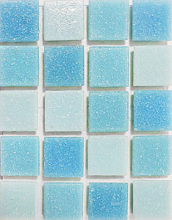 SKYBLUE NEW,стеклянная мозаика