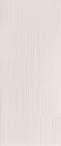 3D WALL PLASTER Barcode White 50x120