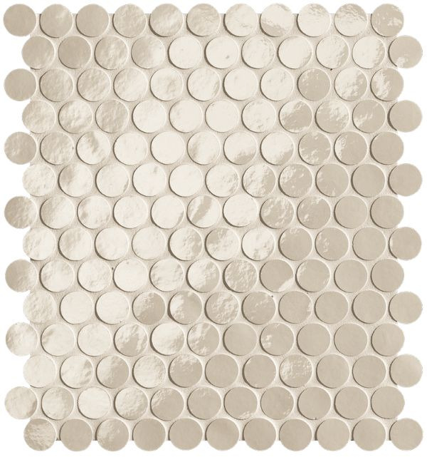 GLIM AVORIO ROUND MOSAICO BRILLANTE