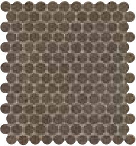 NOBU COCOA GRES ROUND MOSAICO MATT