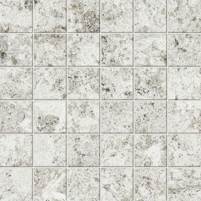 Forte Dei Marmi Quark Brazilian White Mosaic  