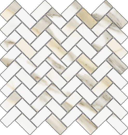 Stellaris Calacatta Gold Mosaico Cross