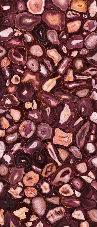 CLARET GOLD SATIN 6MM 120X280 RETT