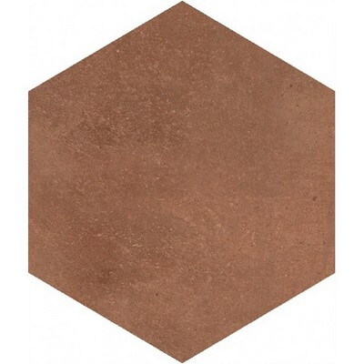 SENSI TERRE MATTONE NATURALE ESAGONO 22x20