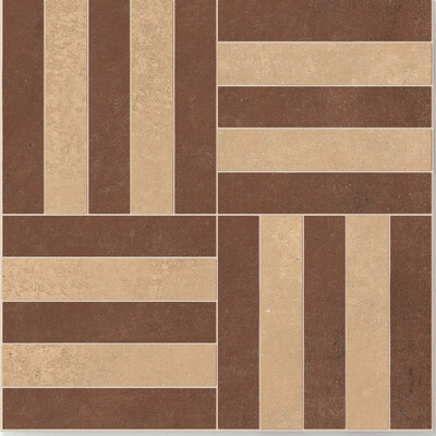 SENSI TERRE AMARANTO+ROSATO NATURALE INTRECCIO 30x30