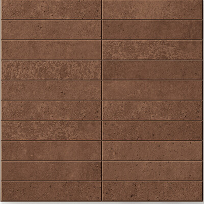 SENSI TERRE AMARANTO NATURALE MODULO LISTELLO 30X30
