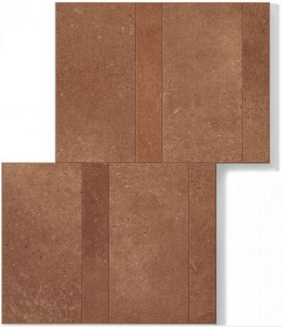 SENSI TERRE MATTONE MIX TAVELLA+LISTELLO 30X40