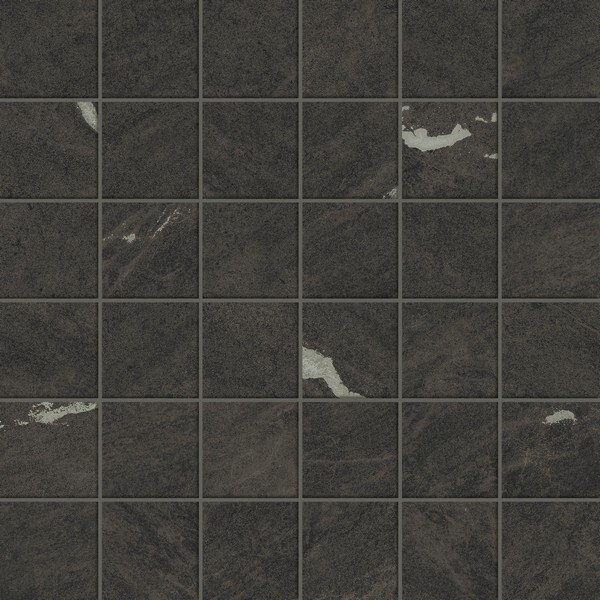 Forte Dei Marmi Rock Venaria Black Mosaic 30x30