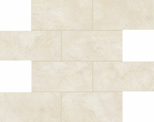 STONES 2.0 MARFIL GLOSSY 6MM MUR.7,5X15