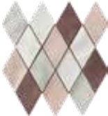 MOS.ROMBO MIX PINK 25X25