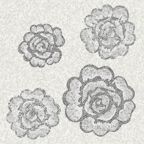 DECORO ROSE DI PAESTUM C 1X1 MOULDED