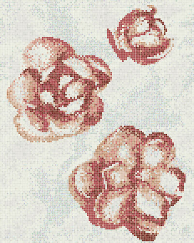 WALLPAPER PINK GARDENIA, 1X1, STAMPATO, SU PLUS