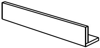GALENA BORDO L SQ. 2CM 15X60