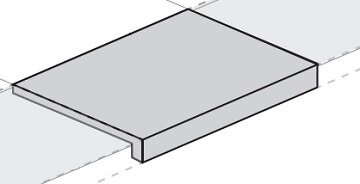 Skyfall Grigio Alpino Scalino Frontale 33x160/Скайфолл Гриджио Альпино Ступень Фронтальная 33х160 (6