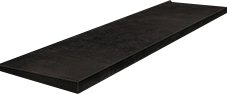 Angolo Sn Gradino C.Retta Charcoal (62392) 33x100 Керамогранит