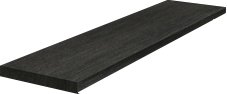 Angolo Sn Gradino C.Retta Black (62518) 33x100 Керамогранит