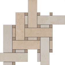 Remix Light Beige/Ivory (Set 2Pz) (62060) 40x40 Керамогранит