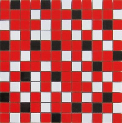 NORDIC MIX RED MOSAI 2,5X2,5