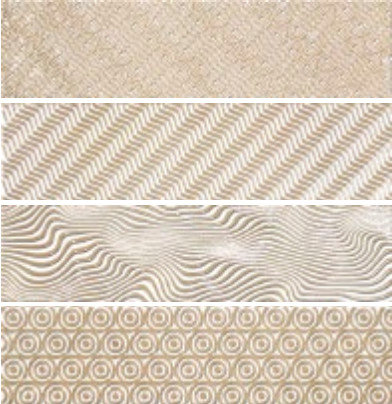 Listello PETRA  BRONZE 4 pz. misti