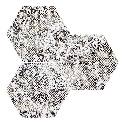 INEDITA WHITE NAT HEXAGON