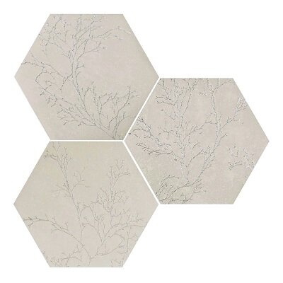OZONE IVORY DECOR HEXAGON
