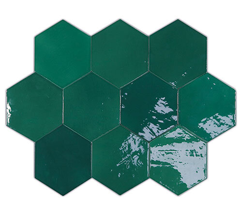 Zellige Hexa Emerald