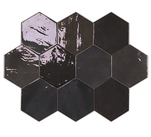 Zellige Hexa Graphite