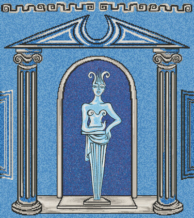 LYRE BLEUE