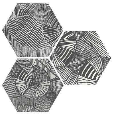 NORTH BLACK DECOR HEXAGON