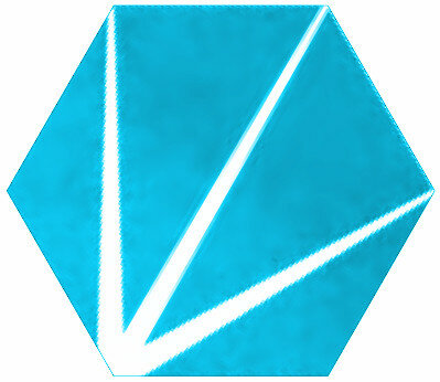 STARLINE BLUE NATURAL HEXAGON
