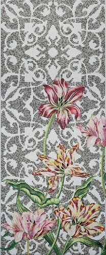 TULIPS GREY PATTERN
