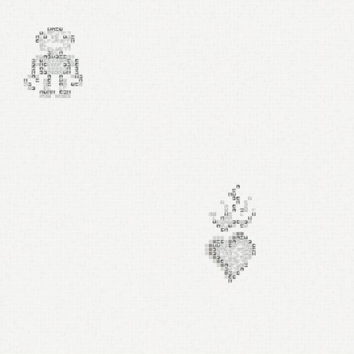 HEARTS & ROBOTS  WHITE