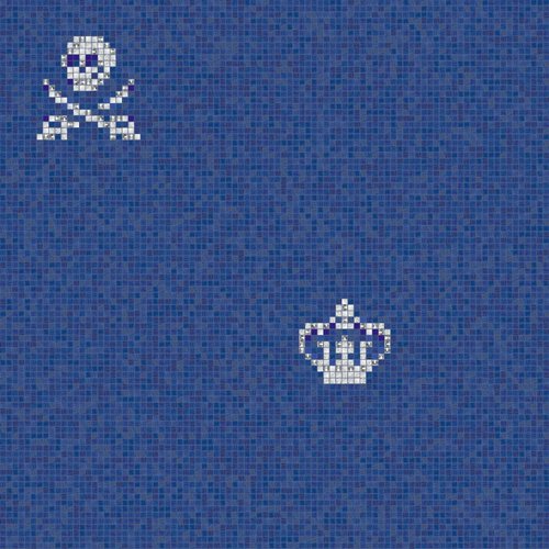 SKULLS & CROWNS BLUE