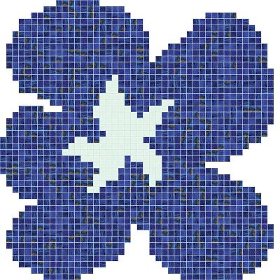 FIORE BLU GRANDE 322