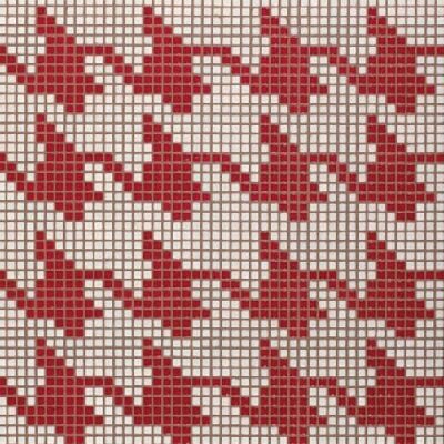 PIED DE POULE ROSSO